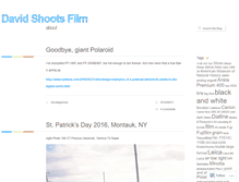 Tablet Screenshot of davidshootsfilm.com